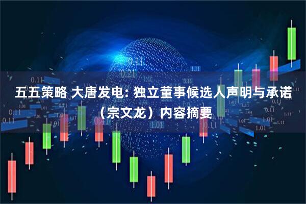 五五策略 大唐发电: 独立董事候选人声明与承诺（宗文龙）内容摘要