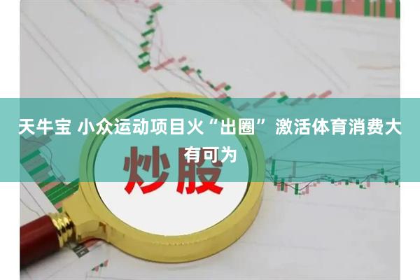 天牛宝 小众运动项目火“出圈” 激活体育消费大有可为