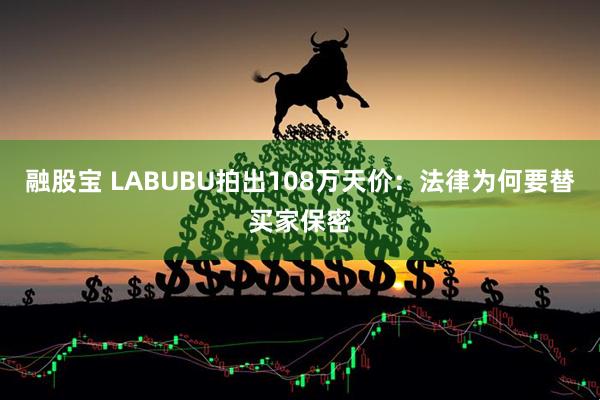 融股宝 LABUBU拍出108万天价：法律为何要替买家保密