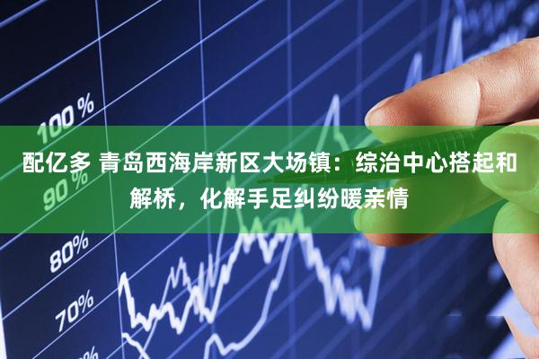 配亿多 青岛西海岸新区大场镇：综治中心搭起和解桥，化解手足纠纷暖亲情