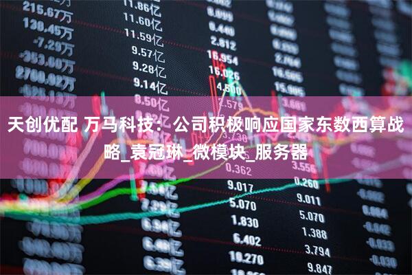 天创优配 万马科技：公司积极响应国家东数西算战略_袁冠琳_微模块_服务器