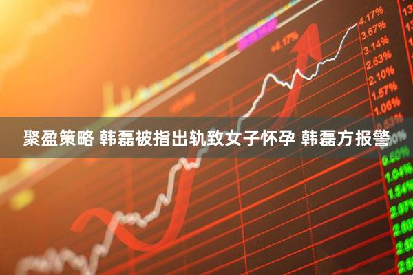 聚盈策略 韩磊被指出轨致女子怀孕 韩磊方报警